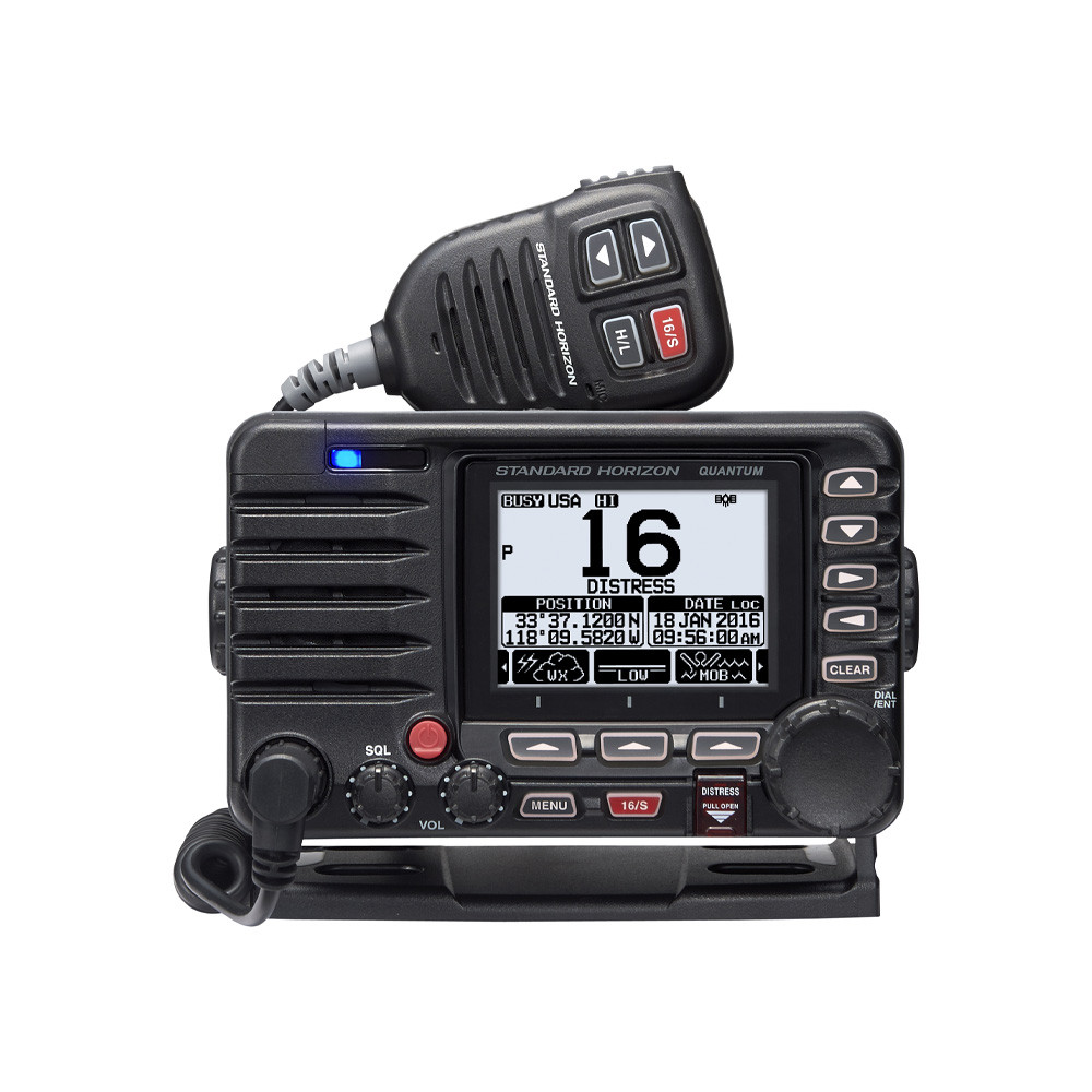 Standard Horizon Quantum GX6000 25W Commercial Grade Fixed Mount VHF w\/NMEA 2000, Integrated AIS receiver,  Speaker Mic