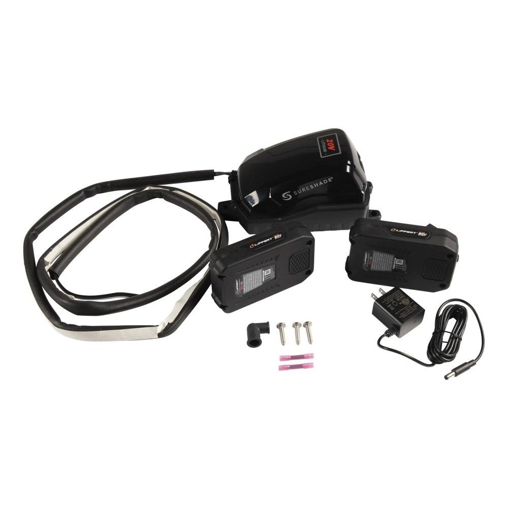 Sureshade 2021131539 Replacement 20V Rechargeable Battery Kit for Power Bimini