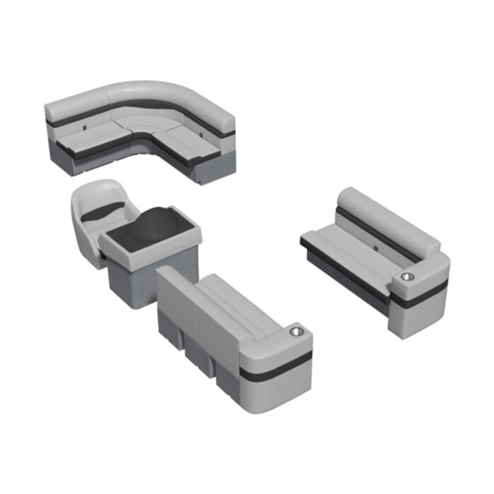 Taylor Made Rockport Explorer 9-Piece Pontoon Furniture Set Image