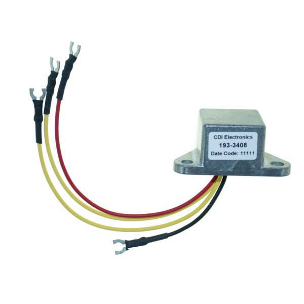 Sierra 18-99413 Johnson/Evinrude 3 Wire Regulated Rectifier