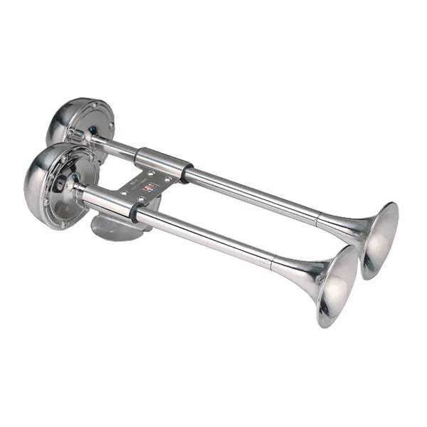 AFI Stainless Steel Dual Trumpet Electric Boat Horn - 10011