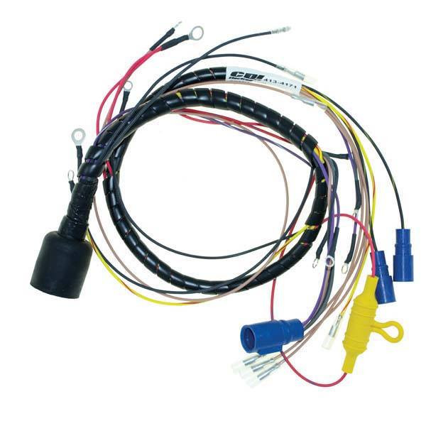 Johnson / Evinrude 200, 225 hp Outboard Wiring Harness by CDI