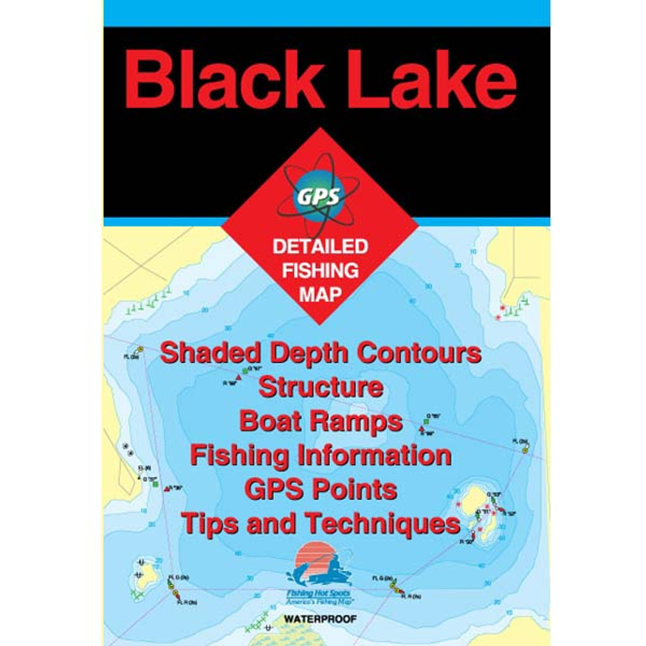 Black Lake Fishing Map
