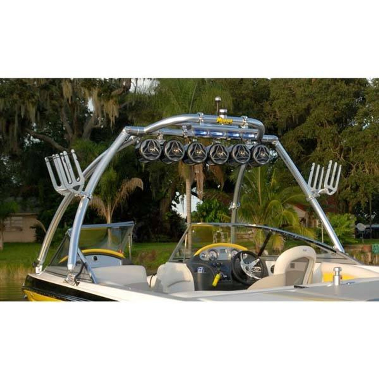 Monster Tower MT1 2.5" Polished Wakeboard Tower