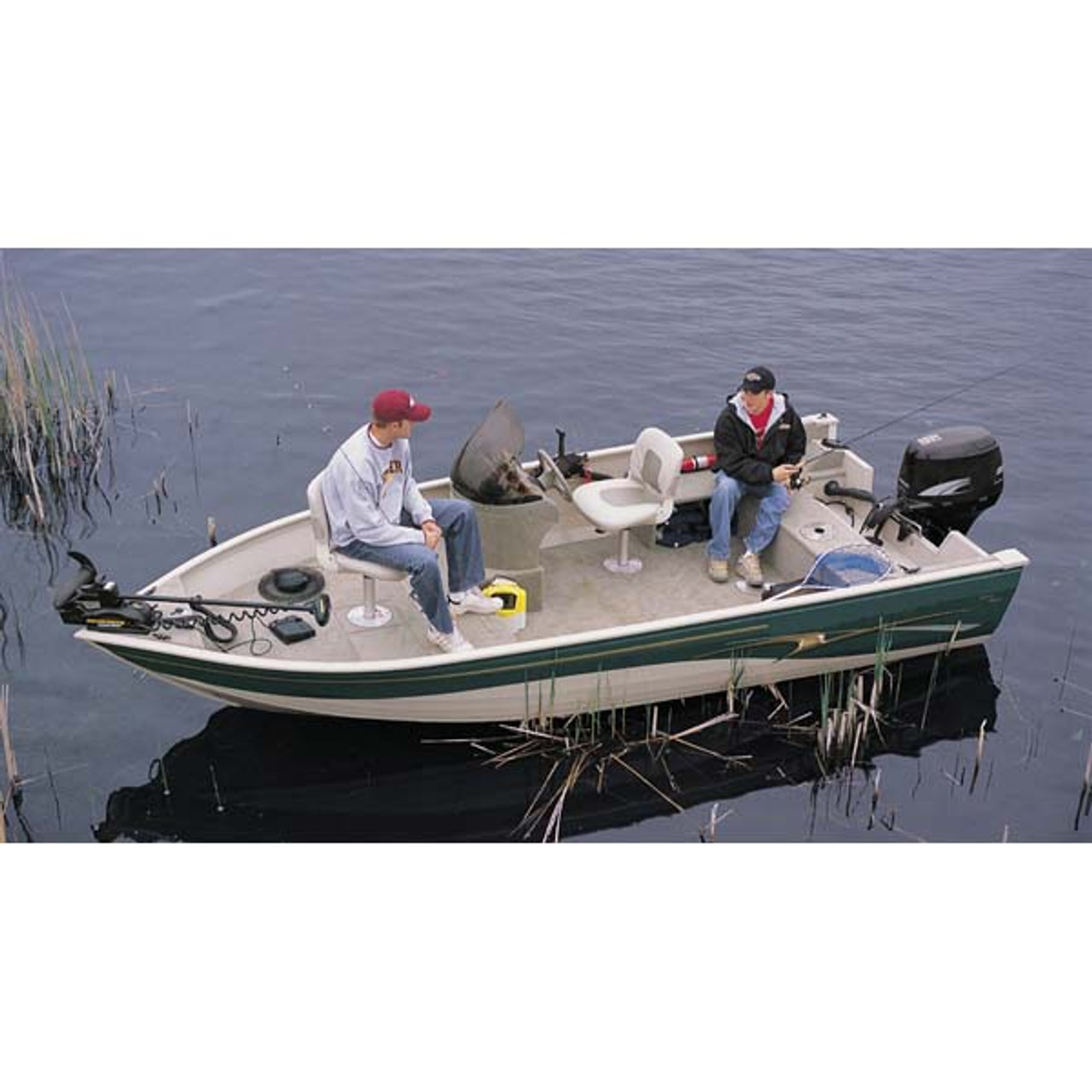 16 Aluminum Fishing Boat, Steering Wheel