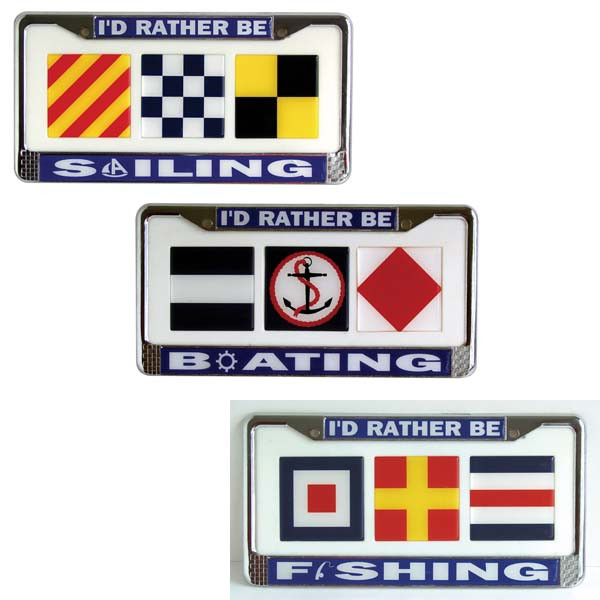 Boat License Plate Frames Wholesale Marine