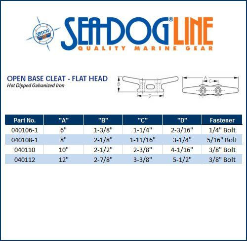Buy A Dock Cleats Galvanized (2 Pack) Online Today