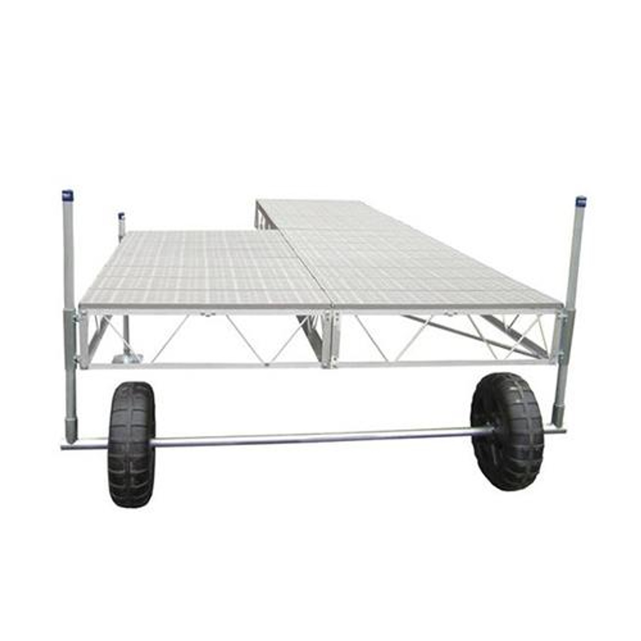Patriot Docks Patio Roll-In Dock w/ Poly Decking