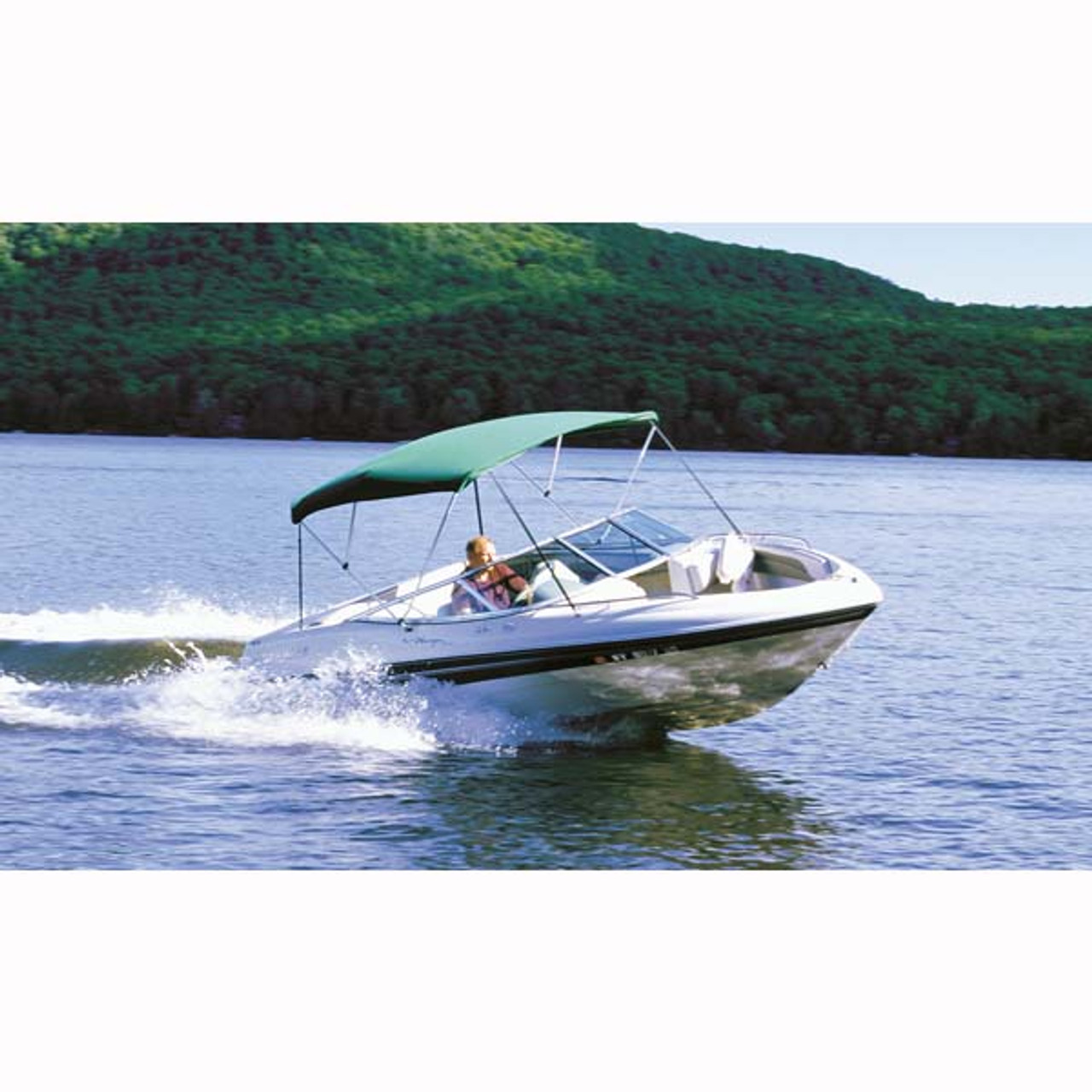 Hot Shot Boat Bimini 79-84" W x 54" H x 8' L