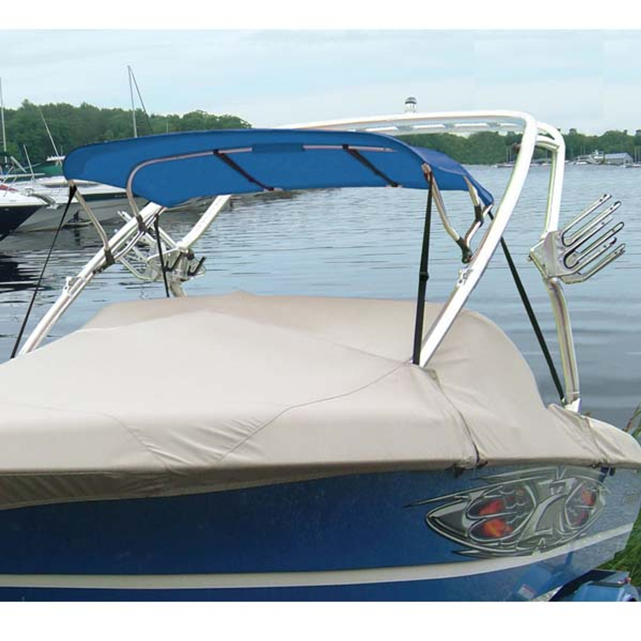 grad Hearty hane Taylor Made Tower Bimini Top 75"-78" | Wholesale Marine