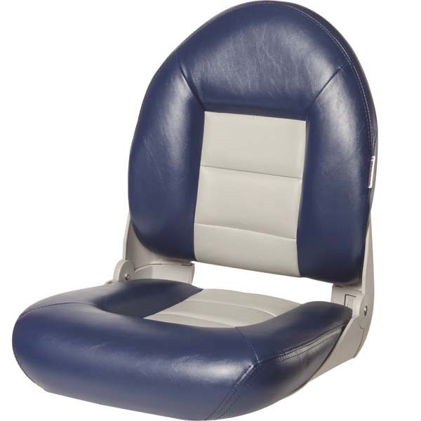 Siège Bateau Tempress Navistyle - Dos Bas, Côtés Coniques - Couleur Charbon/gris - NEUF