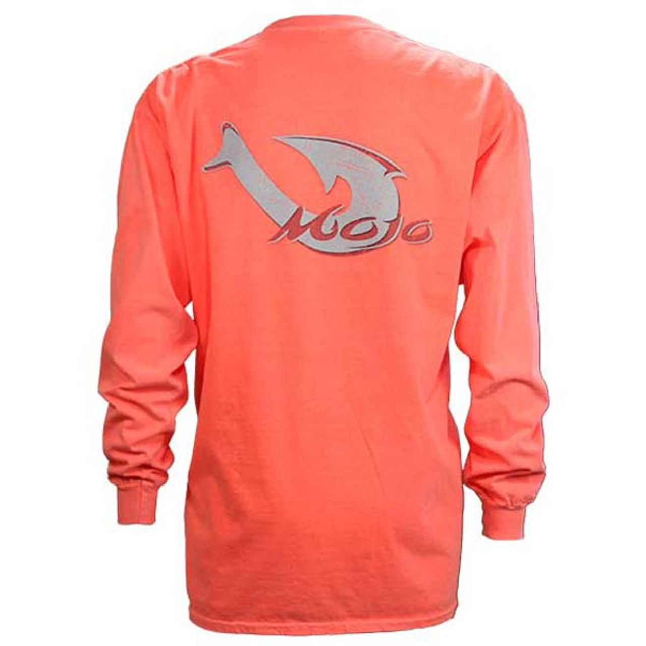 Mojo Corporate Pigment Dyed Long Sleeve Tee - Tangerine