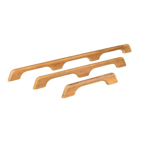 Whitecap Teak Handrail – 5-Loop Design, 53 Inch Length, Solid Teak Wood