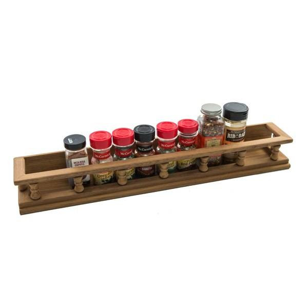 WhiteCap Industries Teak Spice Rack
