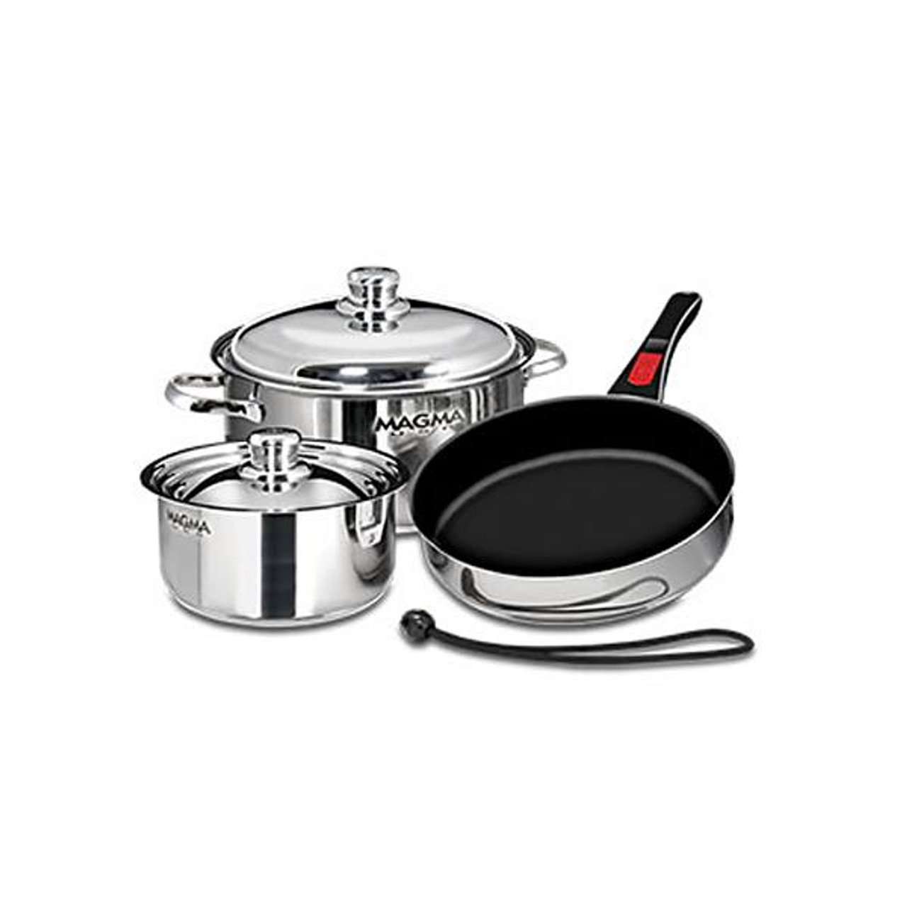 Magma A10-366-2 10pc Stainless Steel Nesting Cookware Non-Stick