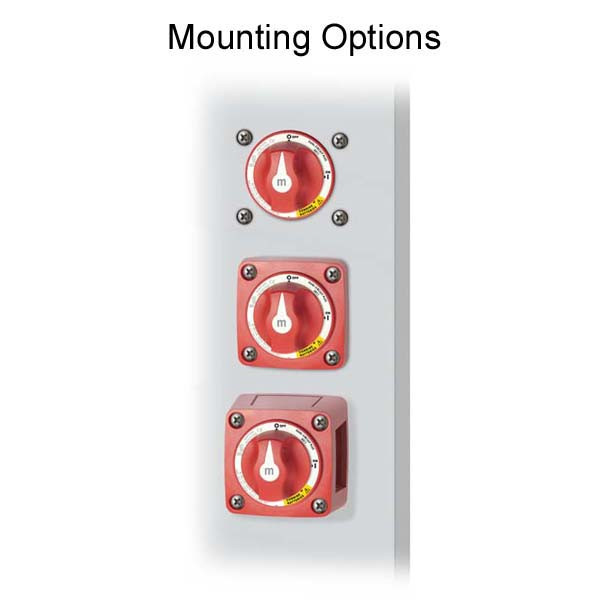 Blue Sea Mini Dual Circuit Plus Marine Battery Switch