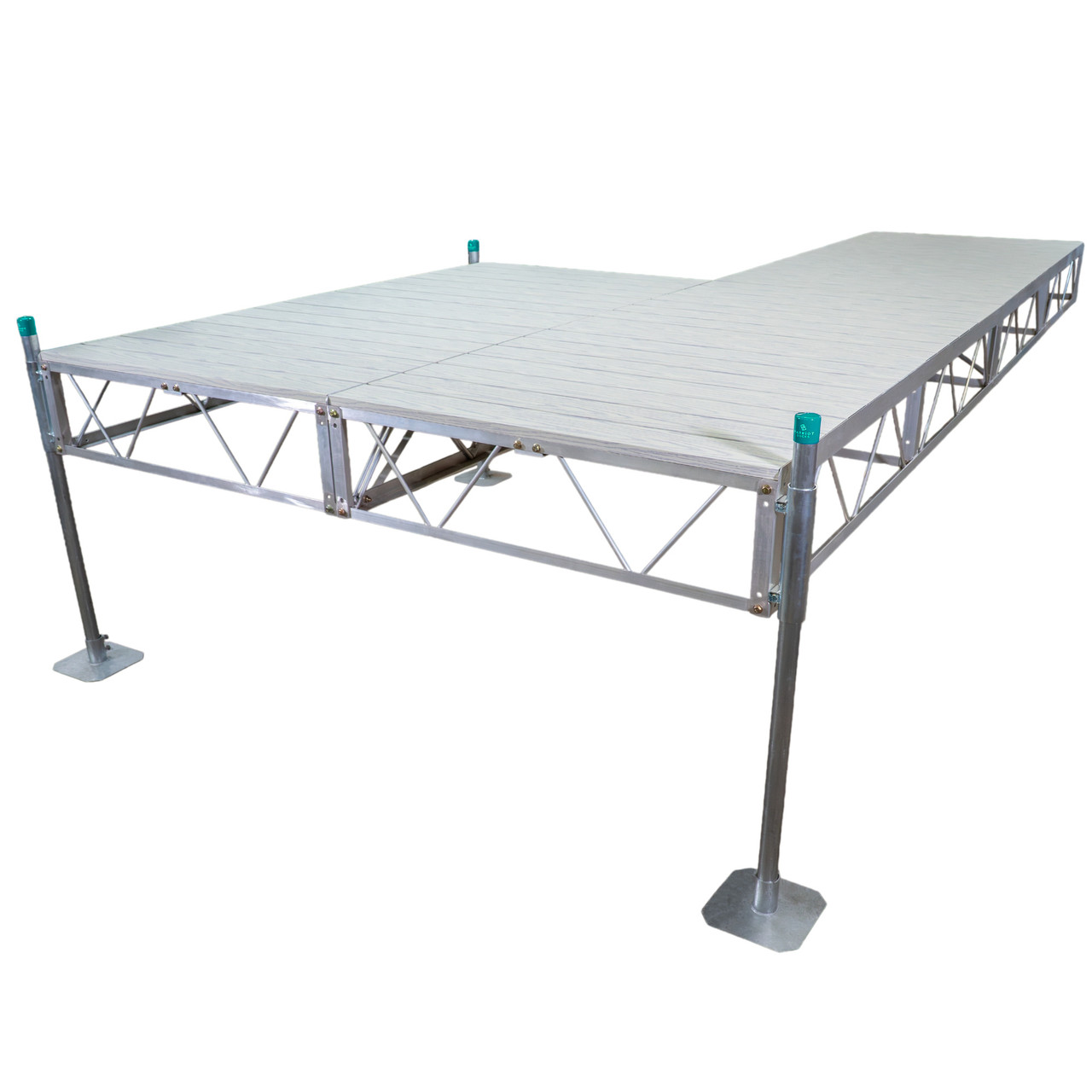 Patriot Docks Patio Dock w/ Gray Aluminum Decking Image