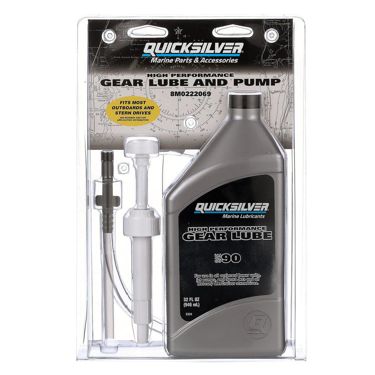 Quicksilver 91-8M0222069 High Performance Gear Lube & Pump Kit Thumbnail