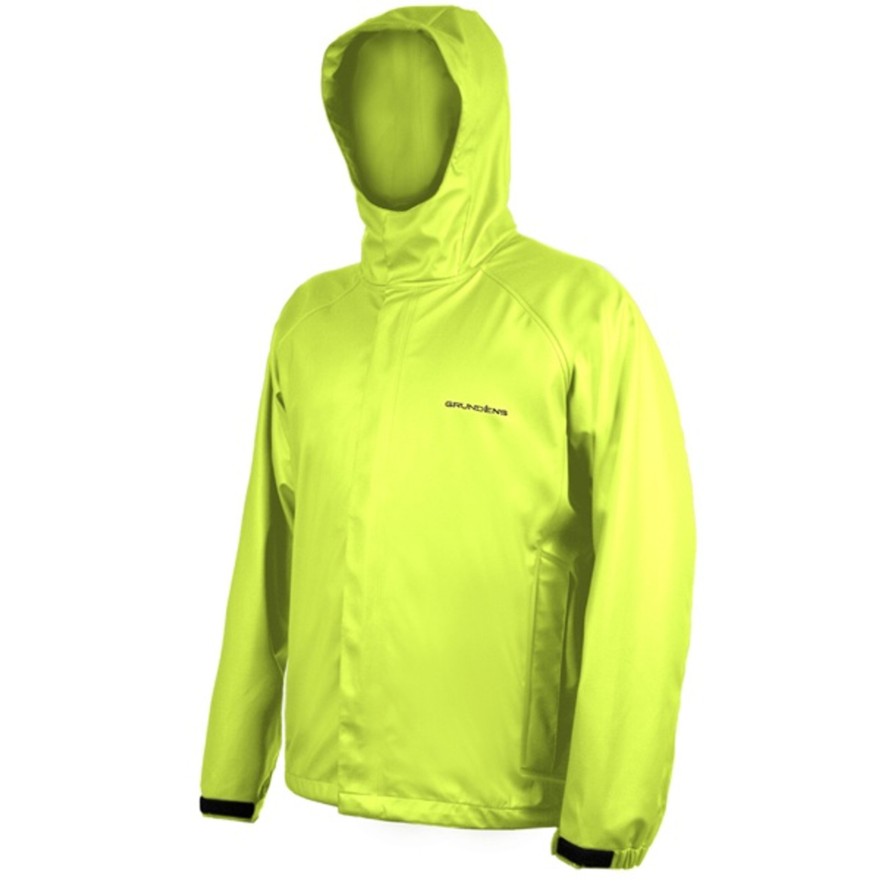 Grundens Neptune 319 Hooded Jacket - Hi-Vis Yellow - Medium