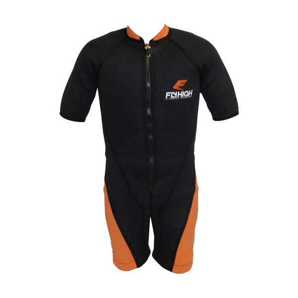 Barefoot International Orange/Black Short Sleeve Barefoot Suit