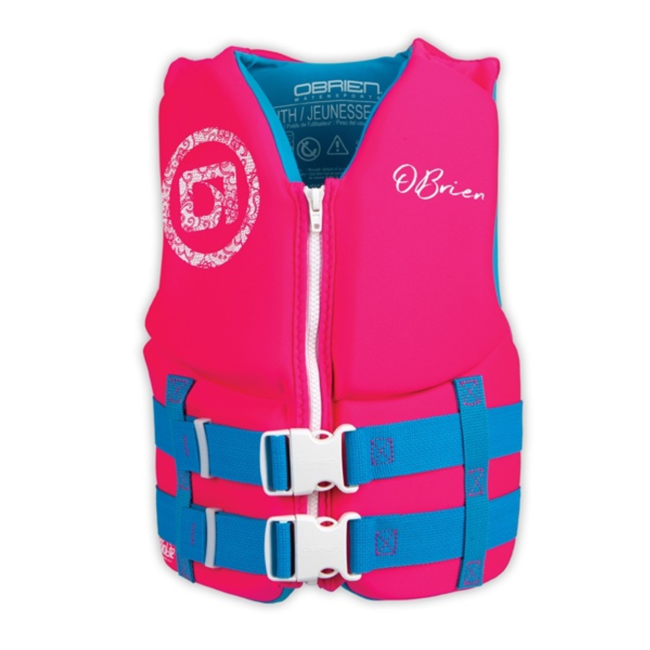 O'Brien BioLite Pink Youth Life Jacket | Wholesale Marine