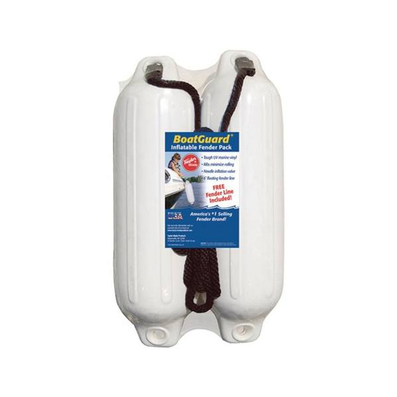 Taylor Made Boat Fender 2 Pack - White
