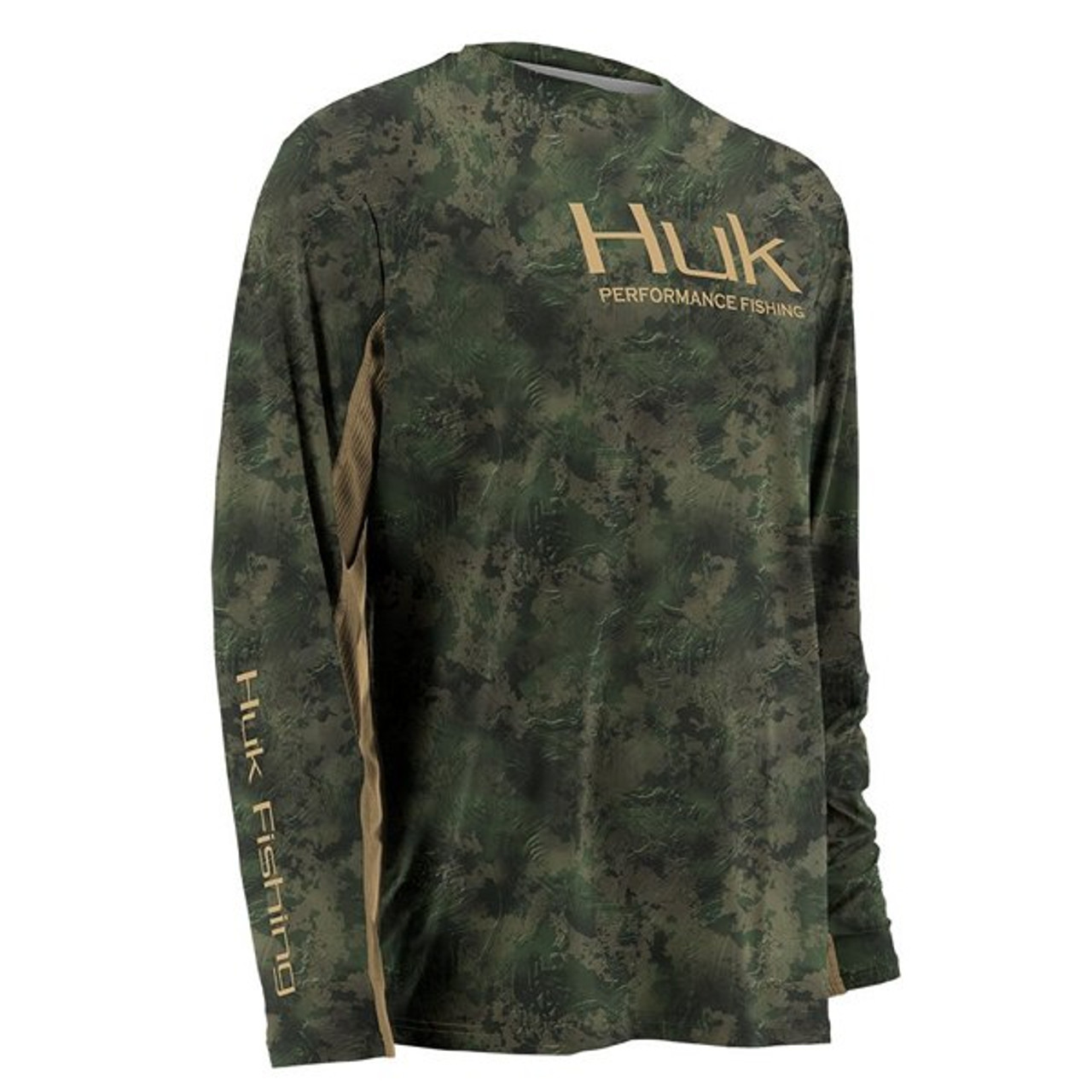 HUK mens Bass Pursuit | Long Sleeve Performance Fishing Shirt With +30 Upf  Sun Protection