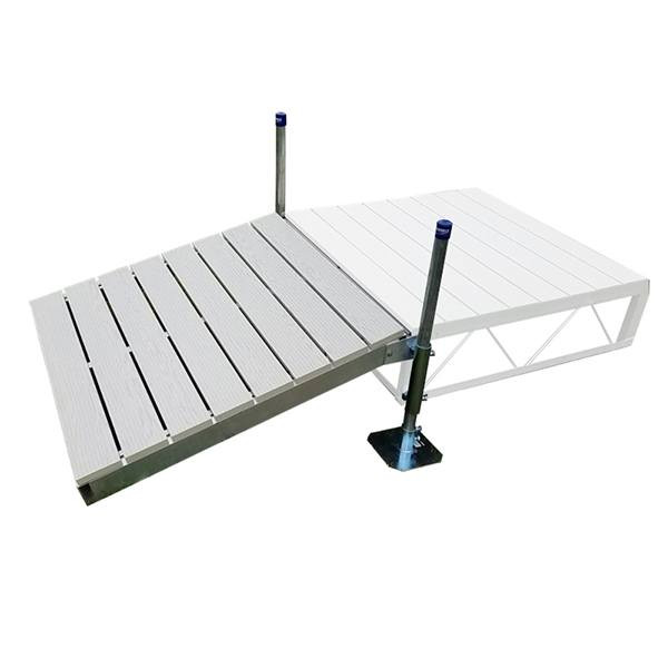 Patriot Docks Gray Aluminum Ramp Kit Wholesale Marine