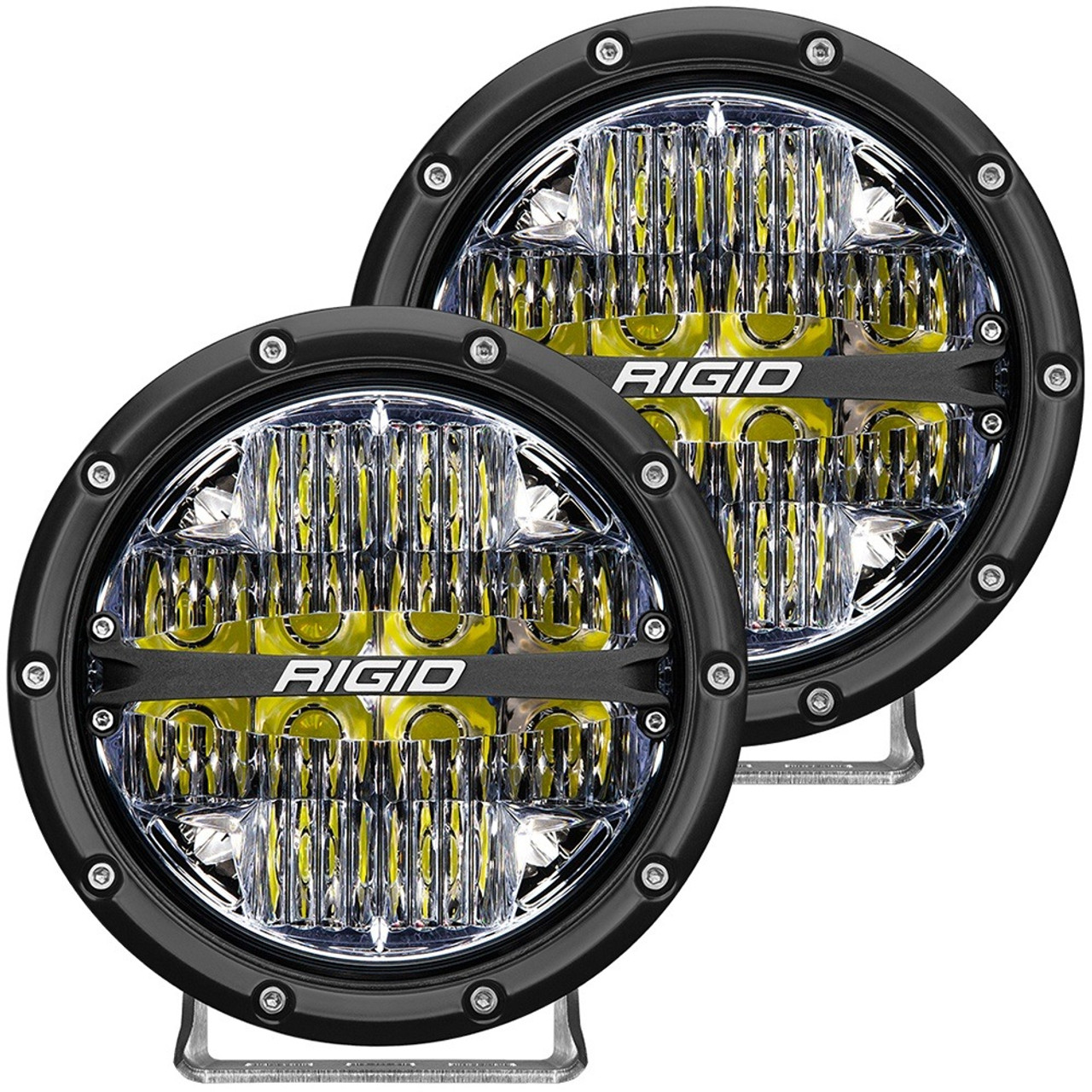 RIGID Industries 360-Series 6" LED Off-Road Fog Light Drive Beam w\/White Backlight - Black Housing