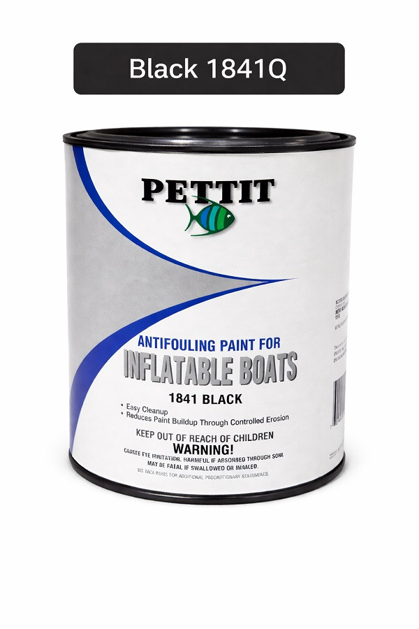 Pettit Inflatable Boat Bottom Paint Black 1841Q