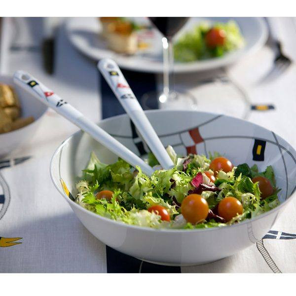 Regata Melamine Salad Bowl w/ Servers Wholesale Marine