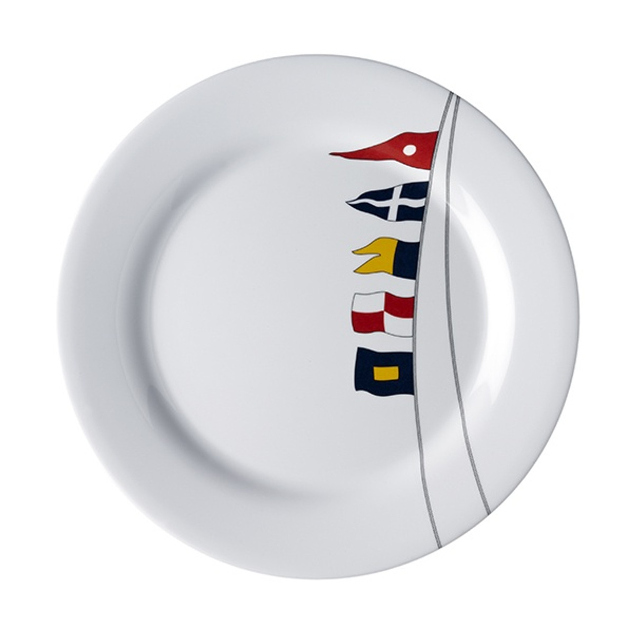 Regata 6 Piece Melamine Dinner Plate Set