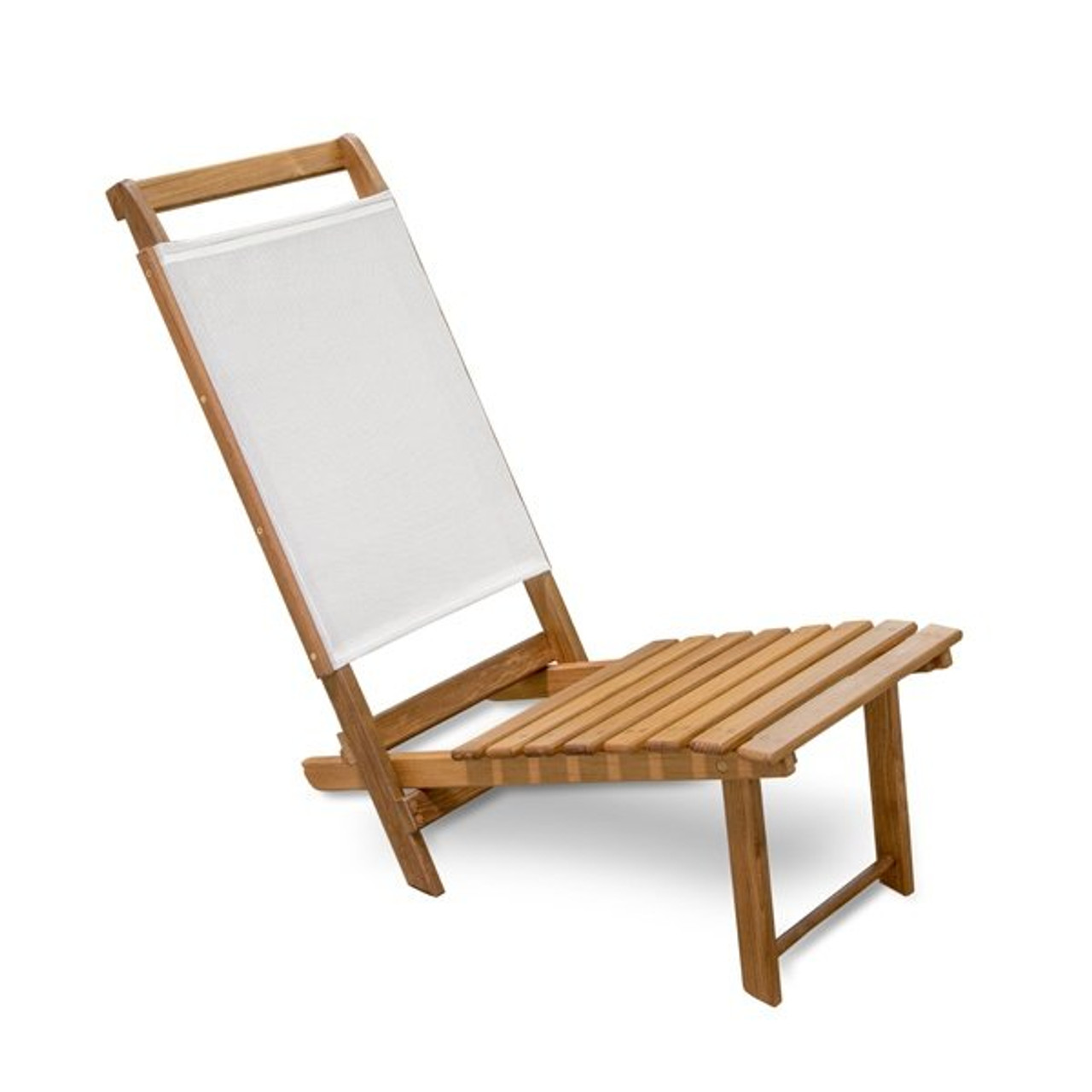 Whitecap Teak Everywhere Chair - Side View