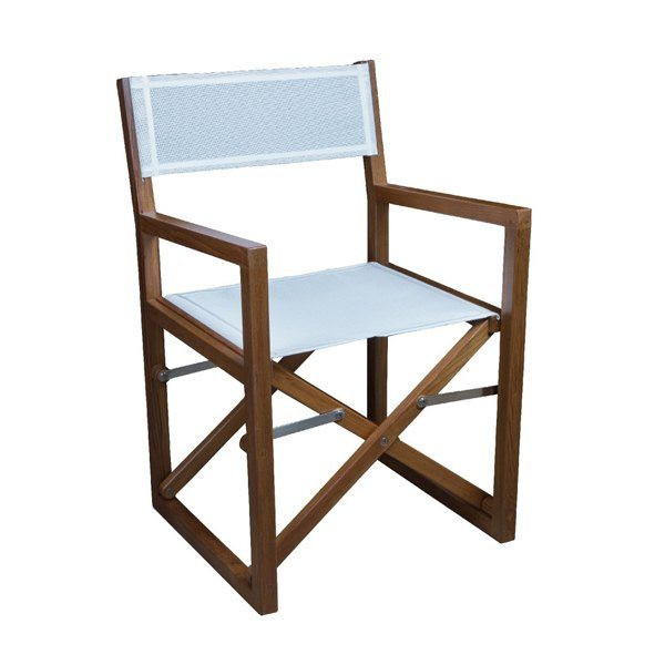 Whitecap Teak Director's Chair w/ Batyline
