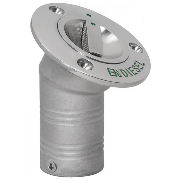 Whitecap Stainless Angled EPA Pull Up Deck Fill - Diesel