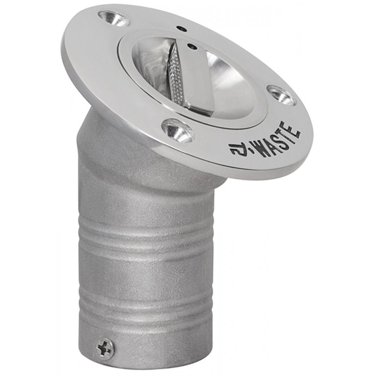 Whitecap Stainless EPA Angled Pull Up Deck Fill - Waste