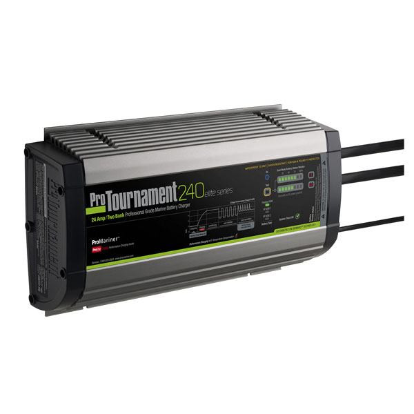ProMariner ProTournament 240 Elite Charger 24 Amp - 2 Bank