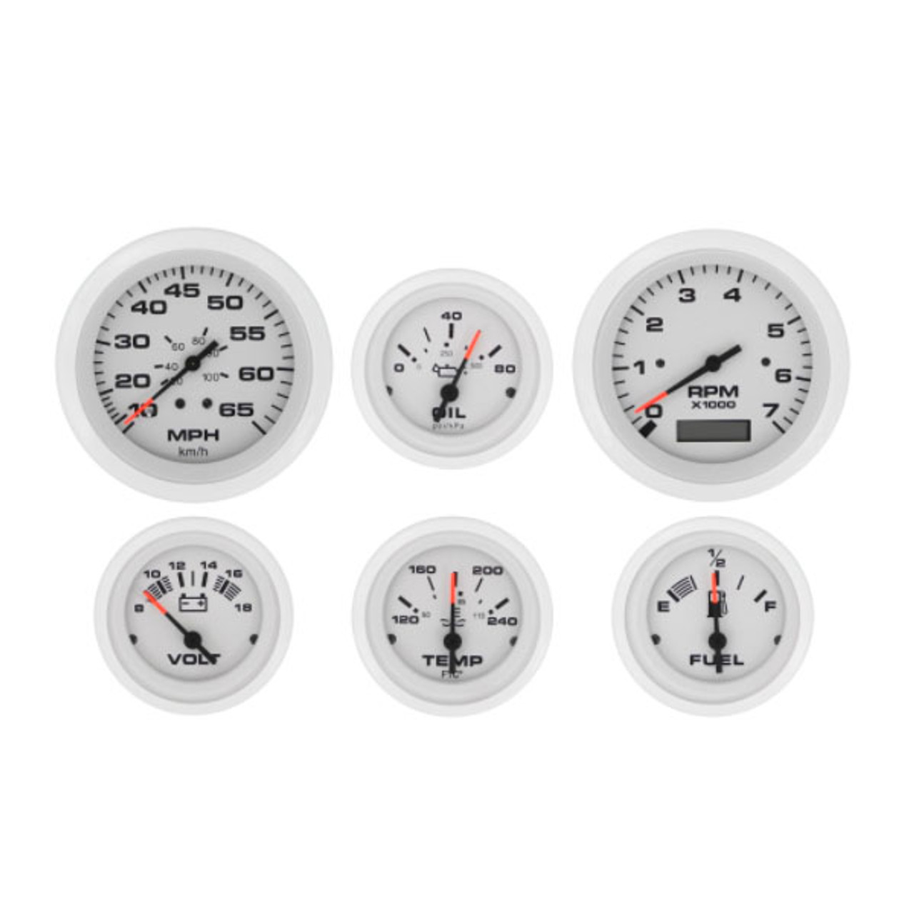 Sierra 69711P Arctic Series Gauge Kit | Wholesale Marine