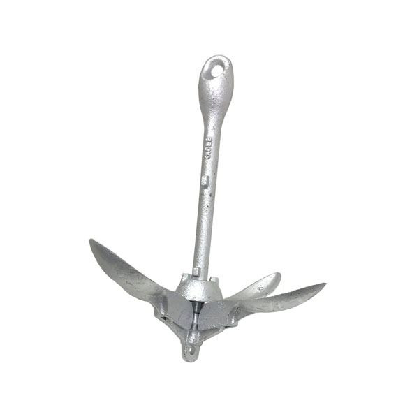Gen3 Marine Galvanized Folding Grapnel Anchor 