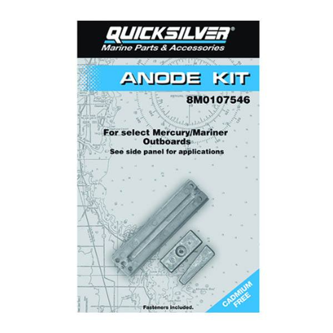 Mercury - Mercruiser 97-8M0107546 Anode Kit(Alum)