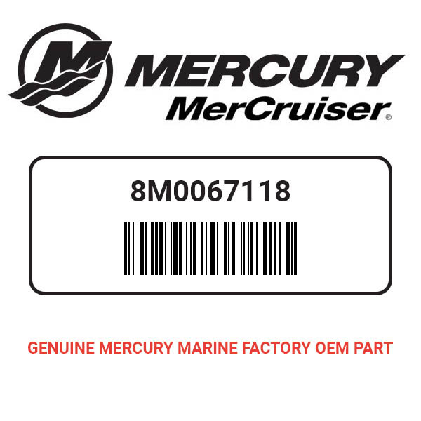 Mercury - Mercruiser 8M0067118 Panel Display