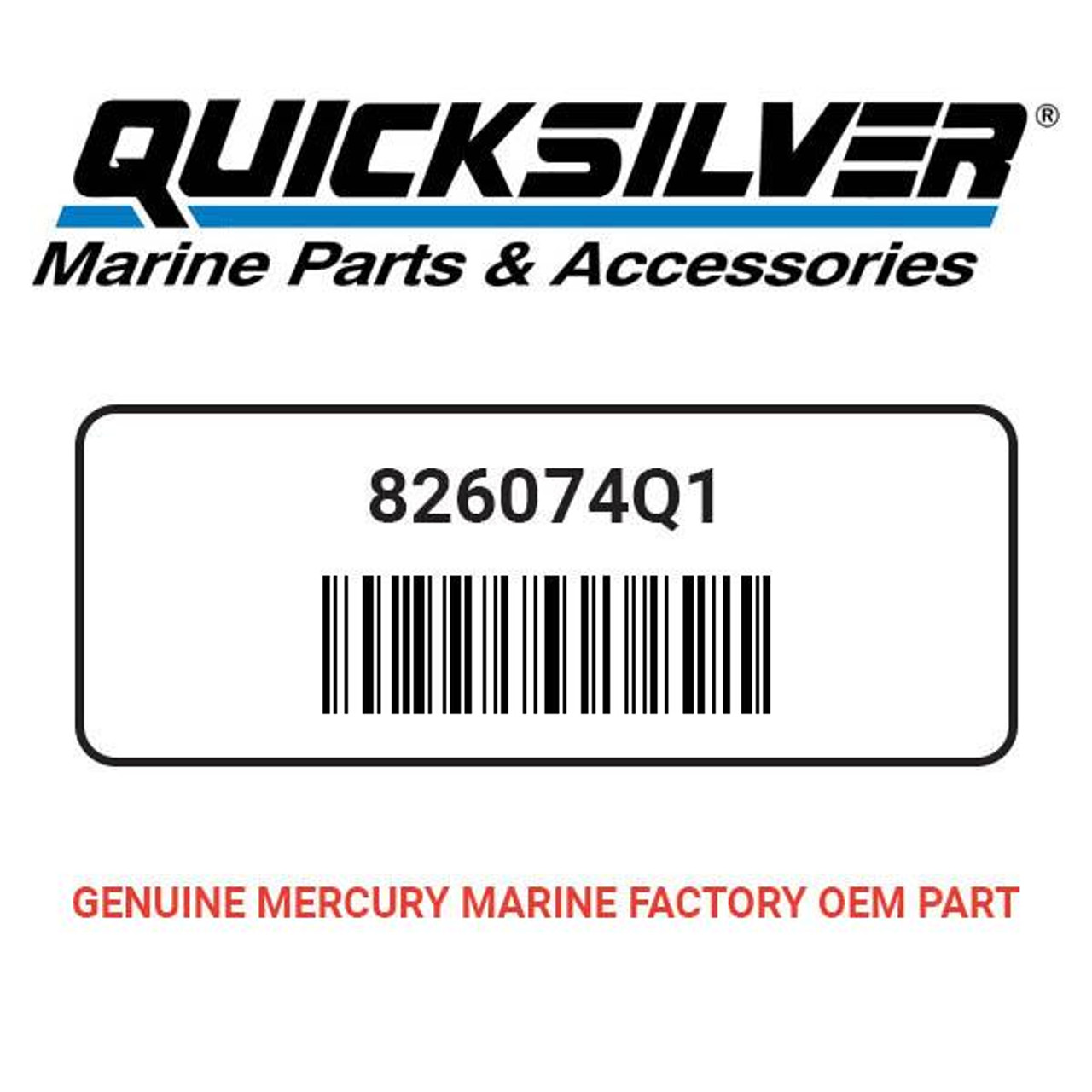 Quicksilver 826074Q1 Adaptor