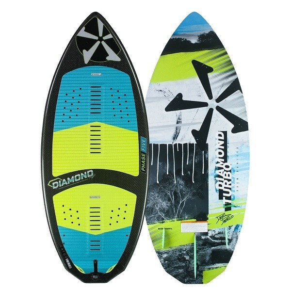 Phase 5 Diamond Turbo Wakesurf Board 2022 - Board Front/Back