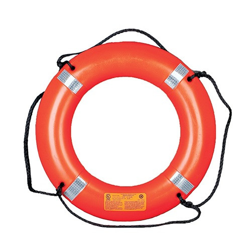 Mustang 30" Ring Buoy w\/Reflective Tape - Orange