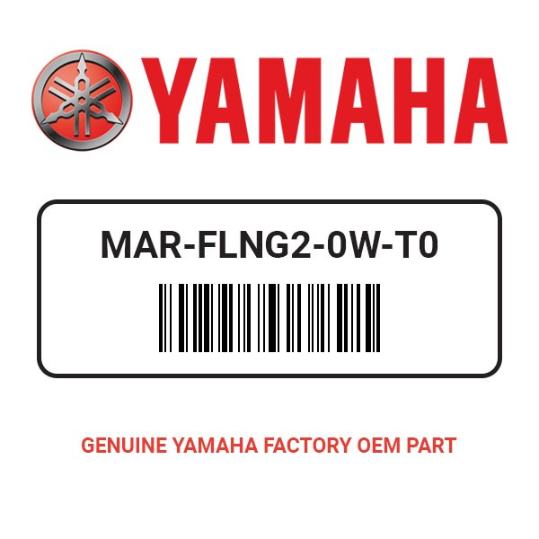 Yamaha MAR-FLNG2-0W-T0 2" Trnsm Flnge/White