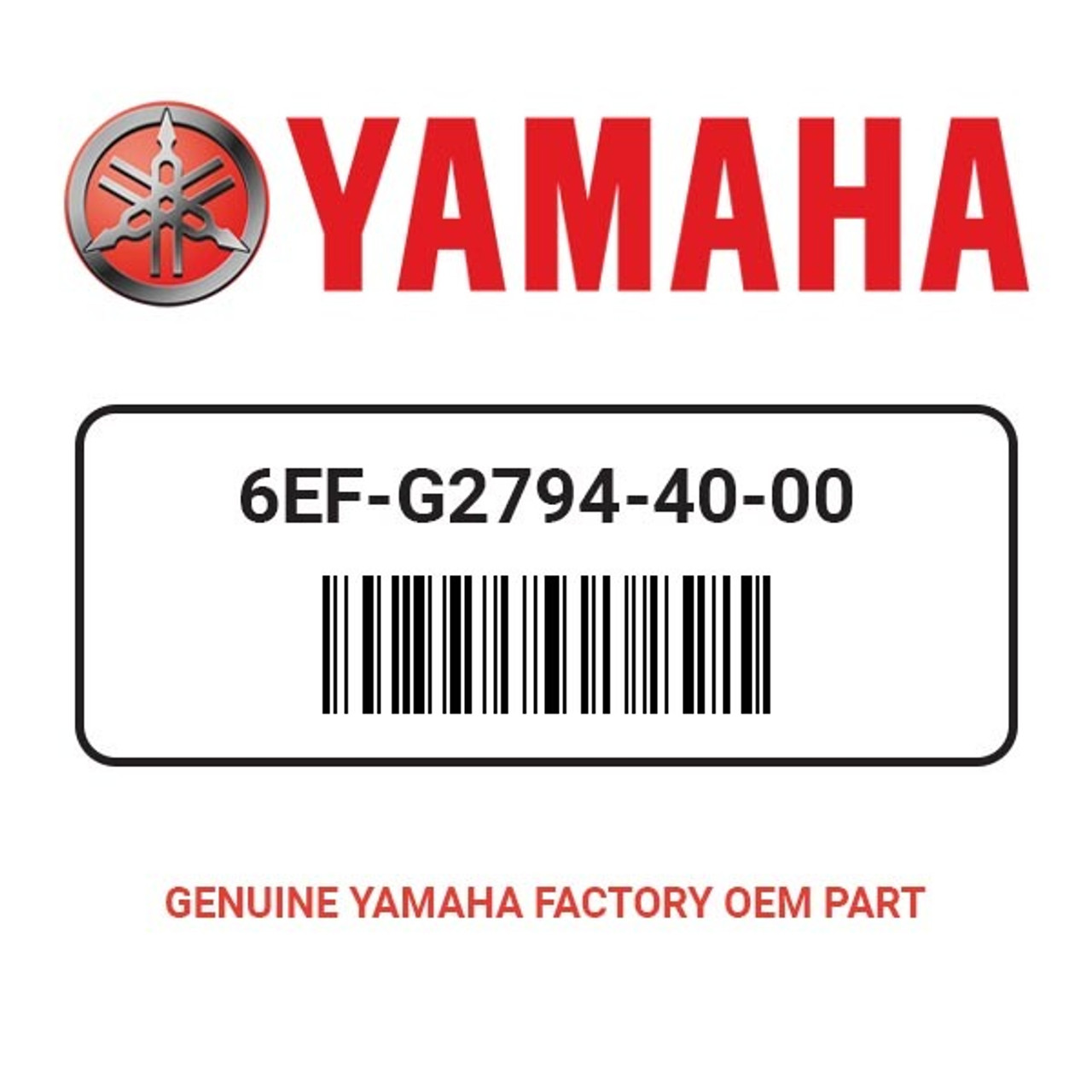 Yamaha 6EF G2794 40 00 Label Warning Ge