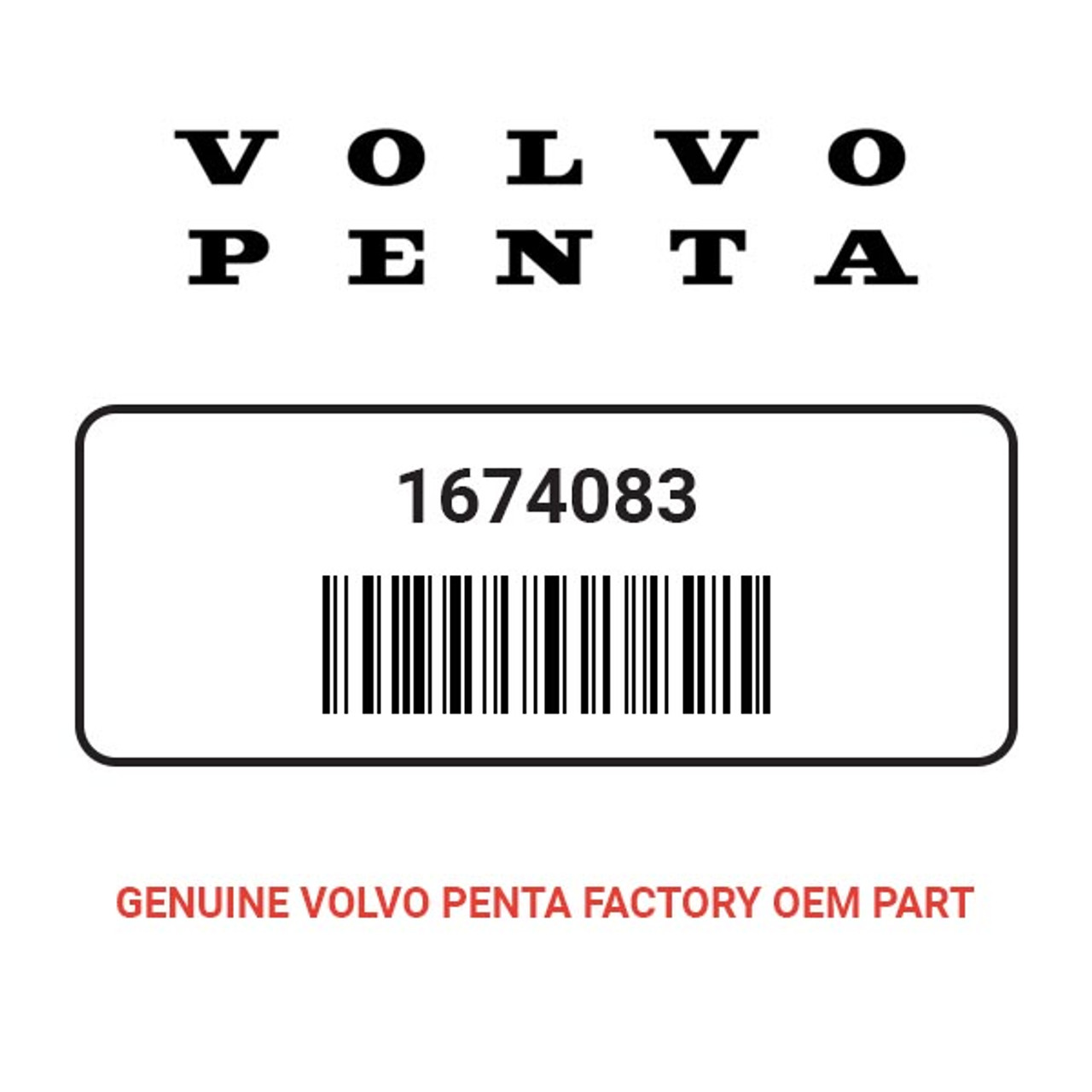 Volvo Penta 1674083 Pressure Cap