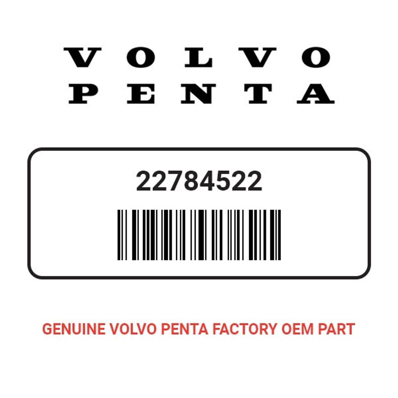 Volvo Penta 22784522 Water Pipe