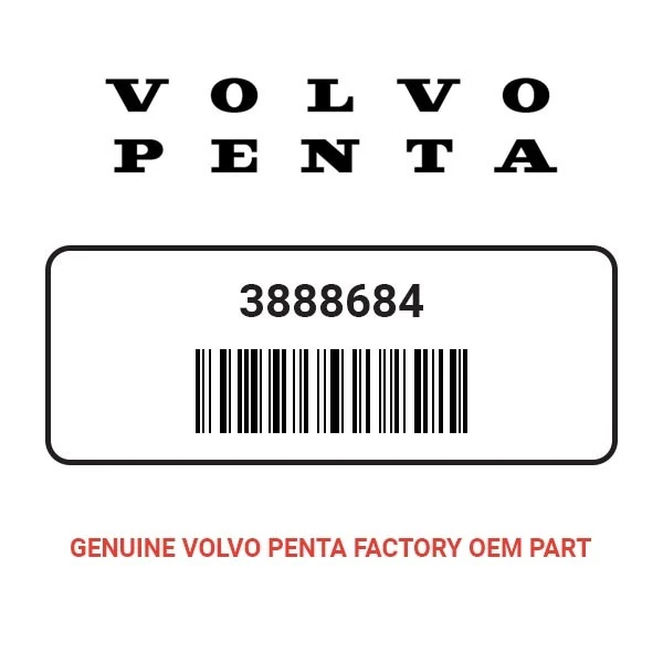 Volvo Penta 3888684 Exhaust Pipe
