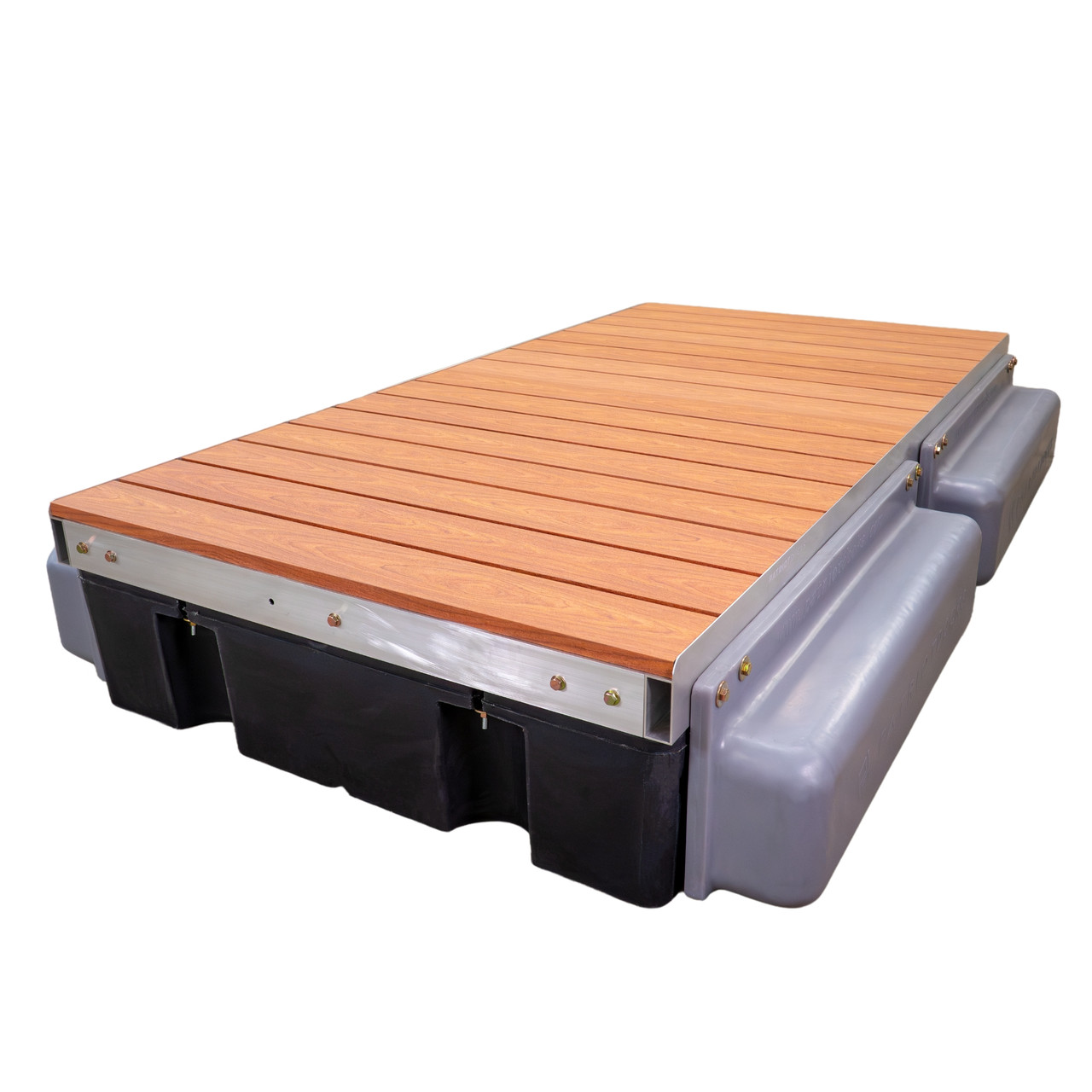 Patriot Docks Premium Floating Platform w/ Brown Aluminum Image